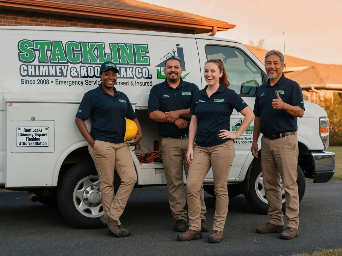 Chimney flashing repair company in Huntington, OR